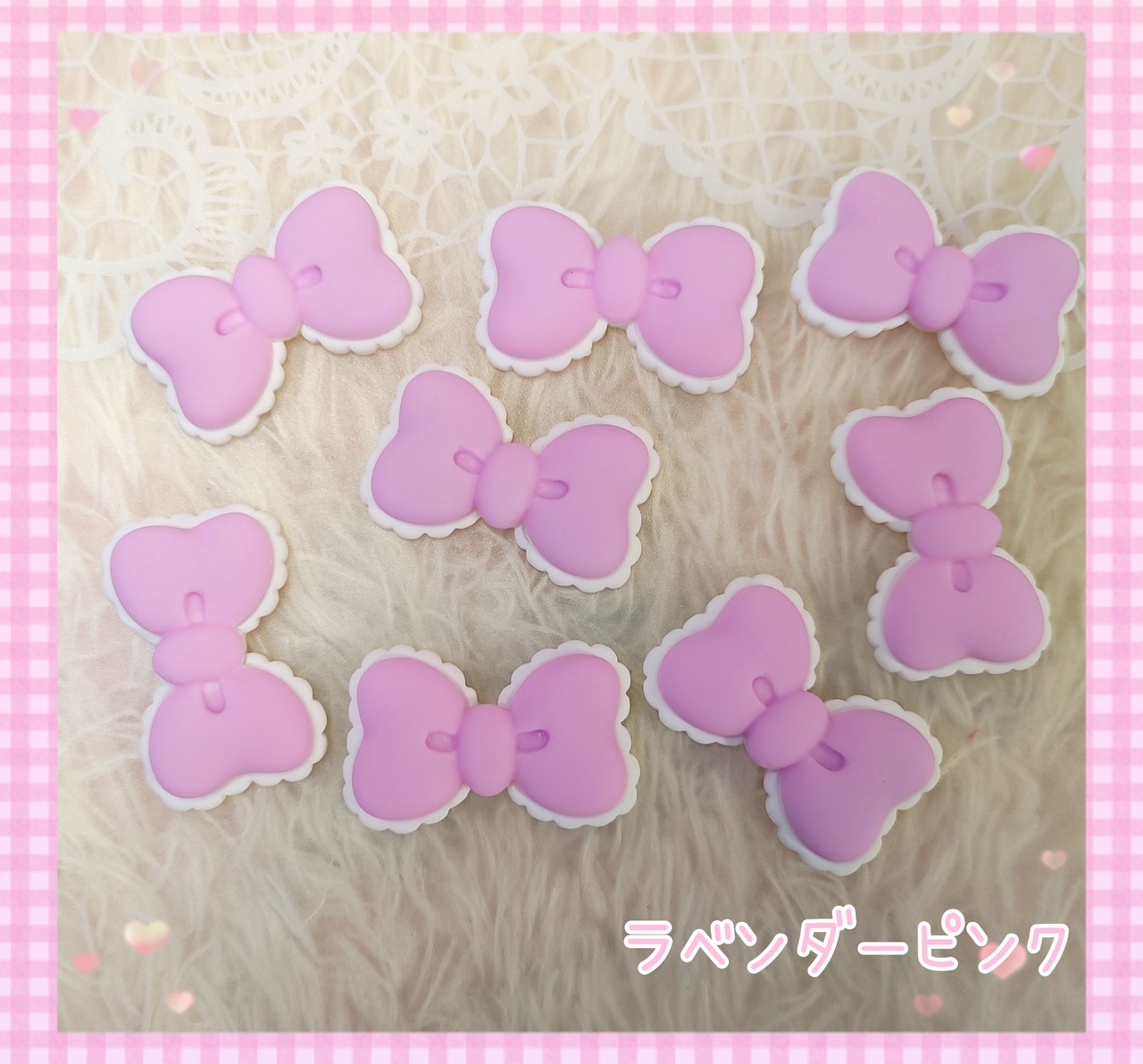 ［５個］パステルカラーリボン