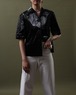 Dries Van Noten / Shiny Black Shirt