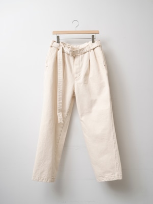 SEEALL　DOCKERS BELTED 2 TACK PANTS　OFF WHITE　SAU43 CI791