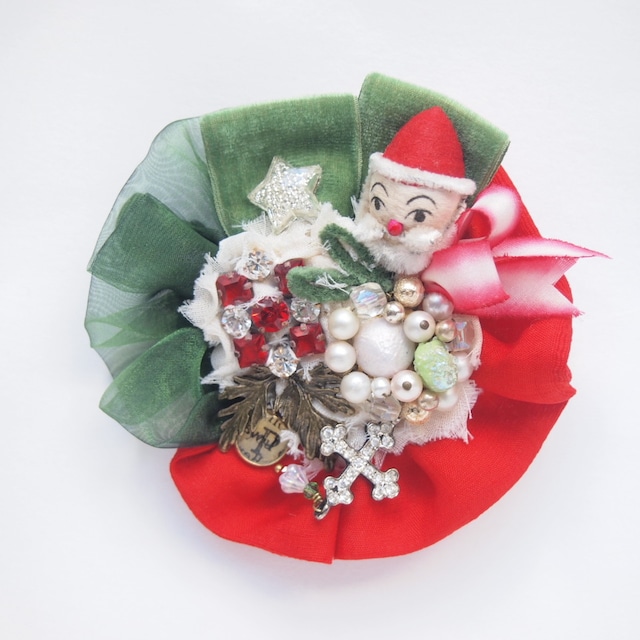 ＜3ｗay Brooch＞BR-647 Christmas