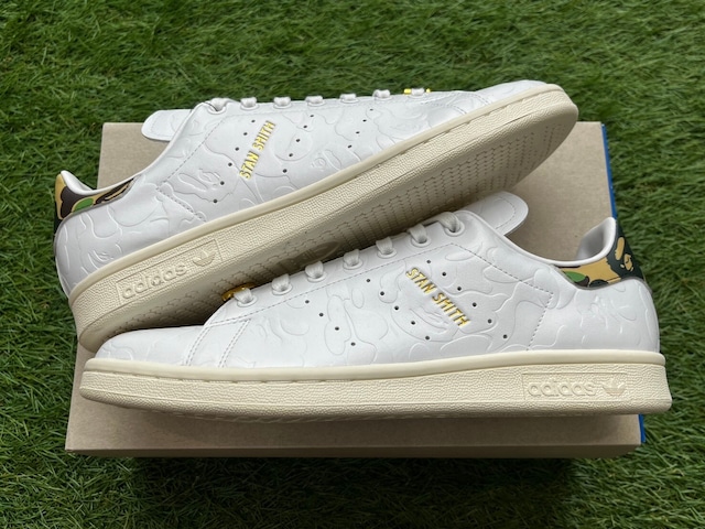 adidas × A BATHING APE 30th ANNIVERSARY STAN SMITHWHITE IG1115 27cm 17107