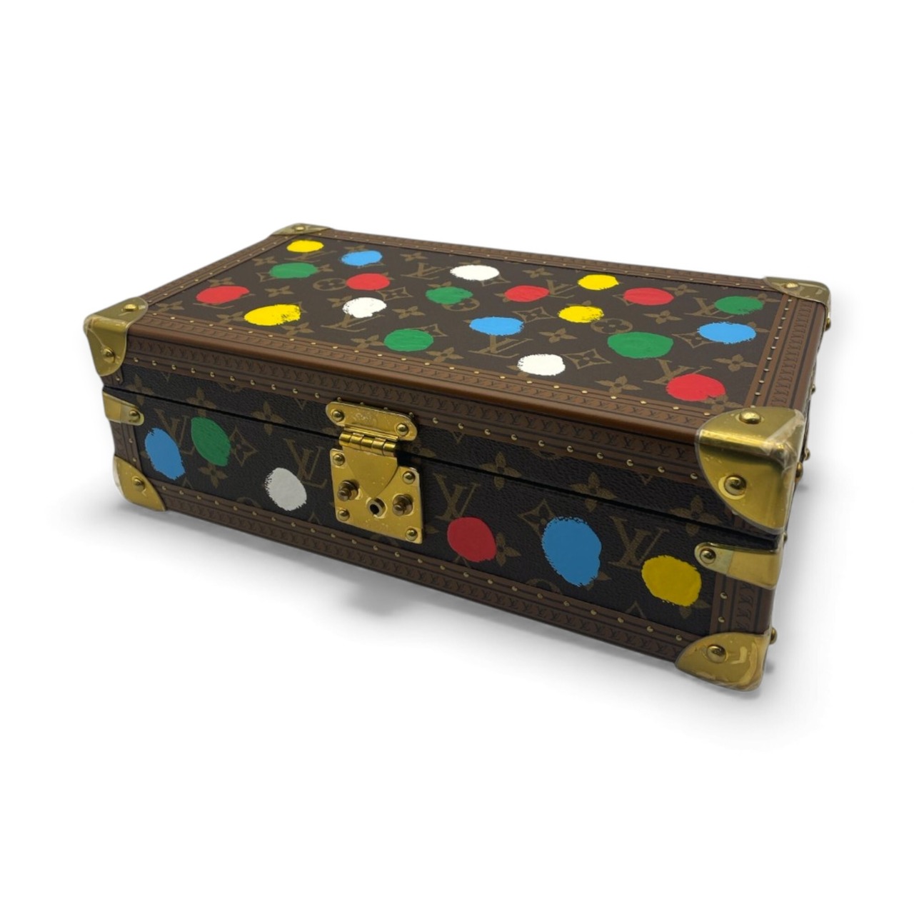 【LOUIS VUITTON】 ルイヴィトン 時計トランク 時計ケース LV×YK 草間彌生 コフレ8モントル