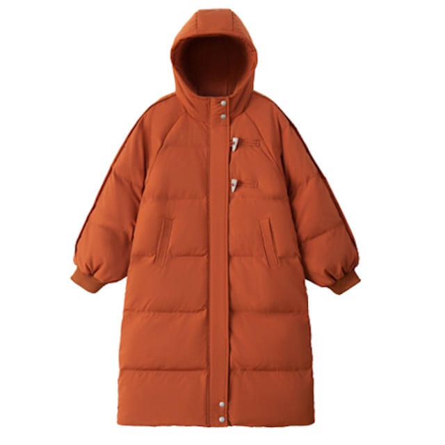 ダウンコート レディース アウター ロング丈 ロングコート フード