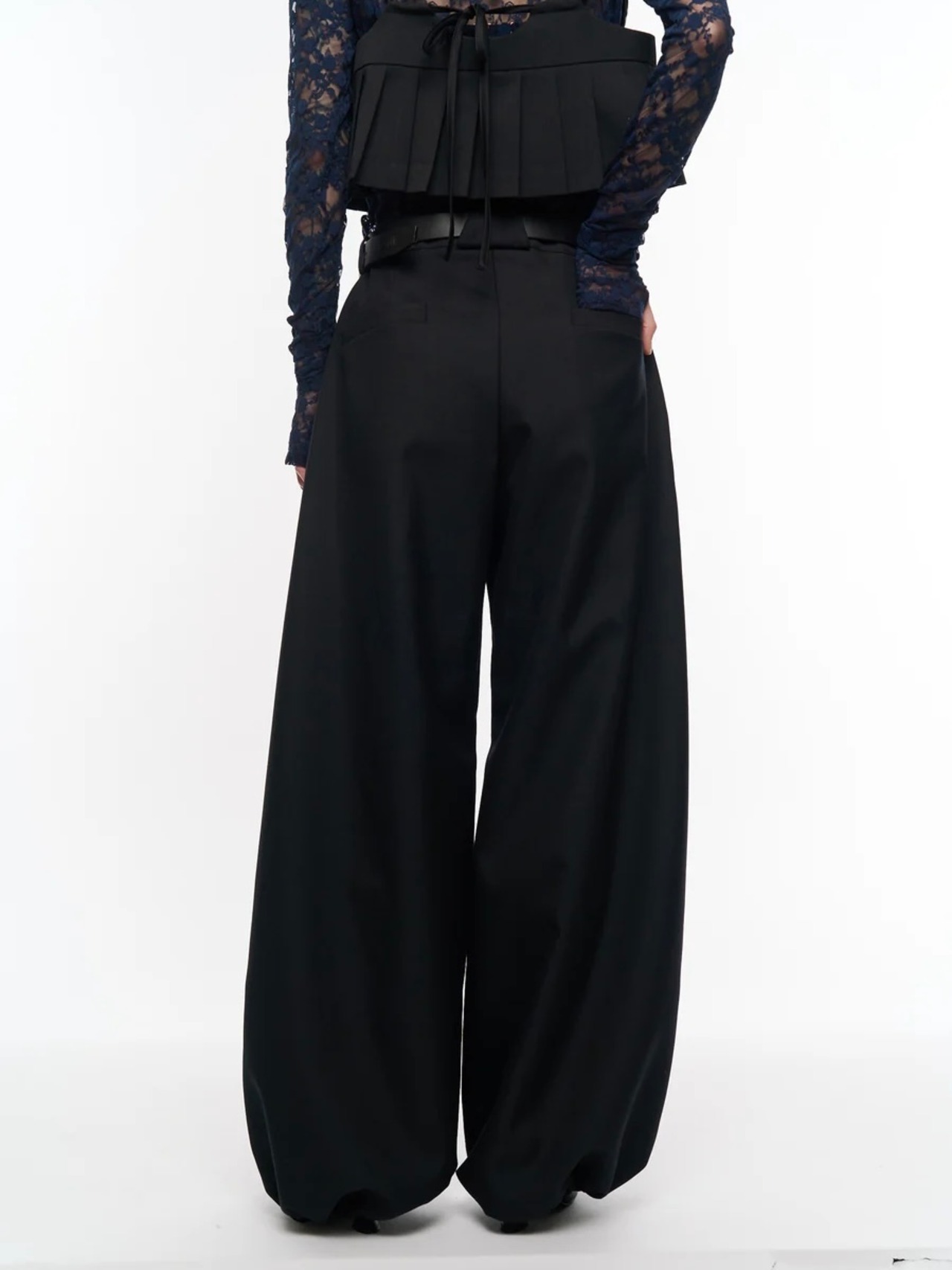 【26AW | WOMEN】POOLDE プールデ / パンツ / Bontan Wide Trousers　PLD-26AW-PT02 - 4