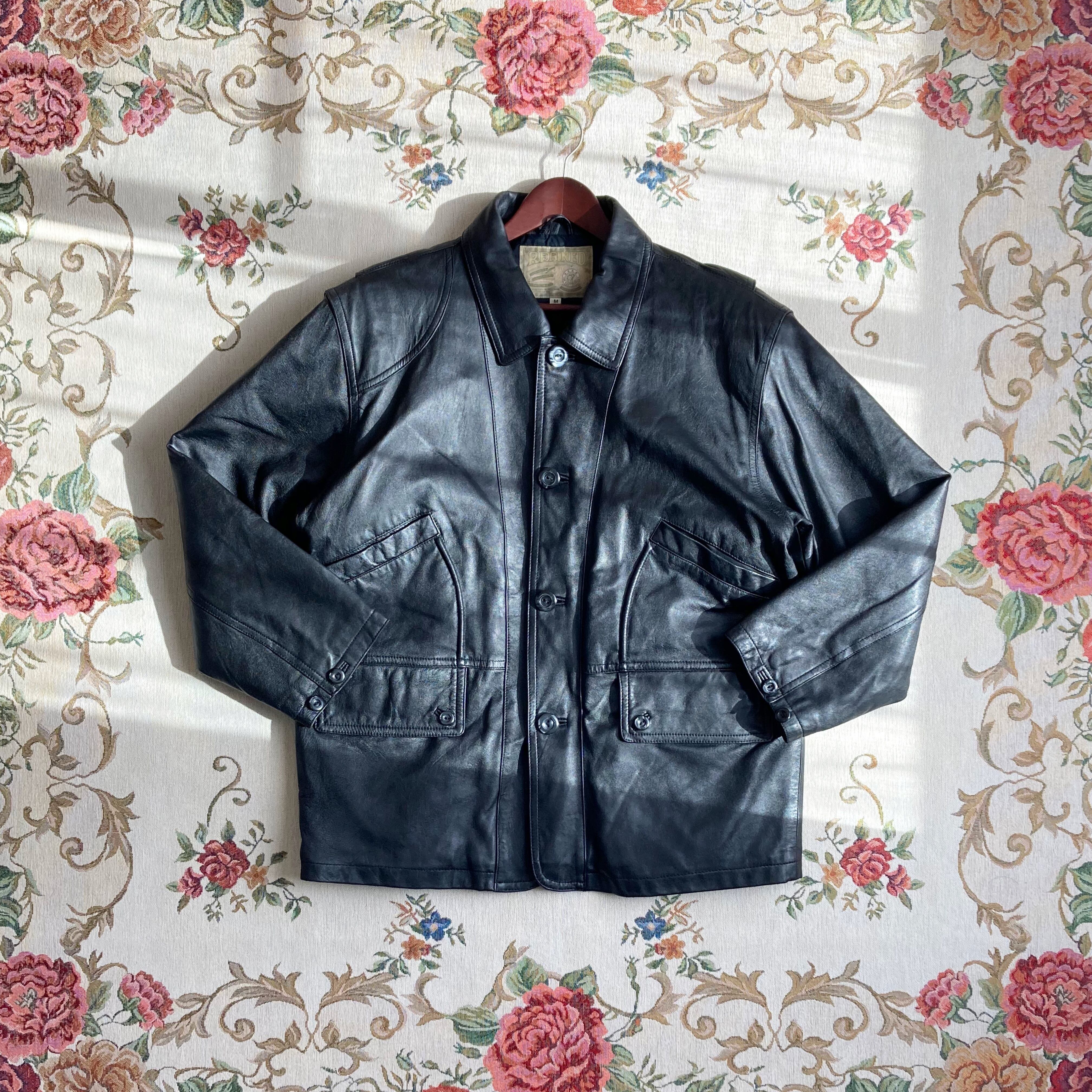 vintage lamb leather jacket