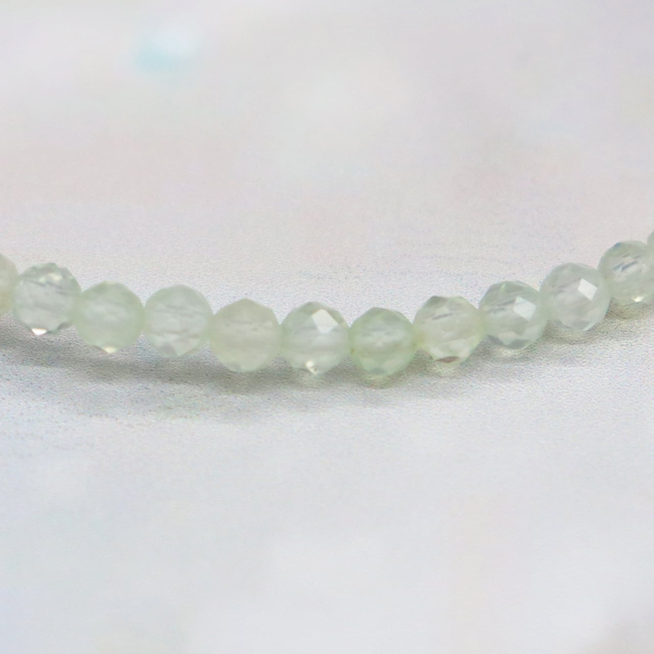 ブレスレット クリソプレーズ 18金 アップルグリーン 上質ジュエリー K18YG 手元コーデ イエローゴールド ダイヤモンド トレヴィの泉 Mサイズ ONLINE SHOP限定CLEAN UP白蛇天珠×プレナイト×クリソプレーズ