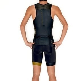 2XU Tri Rear Zip Top/Short Men's[メンズ] MX5482a MX4685b BLK/GLD