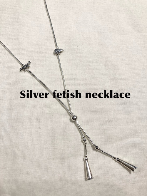 SILVER FETISH NECKLACE 　シルバー フェティッシュネックレス  Y　60㎝