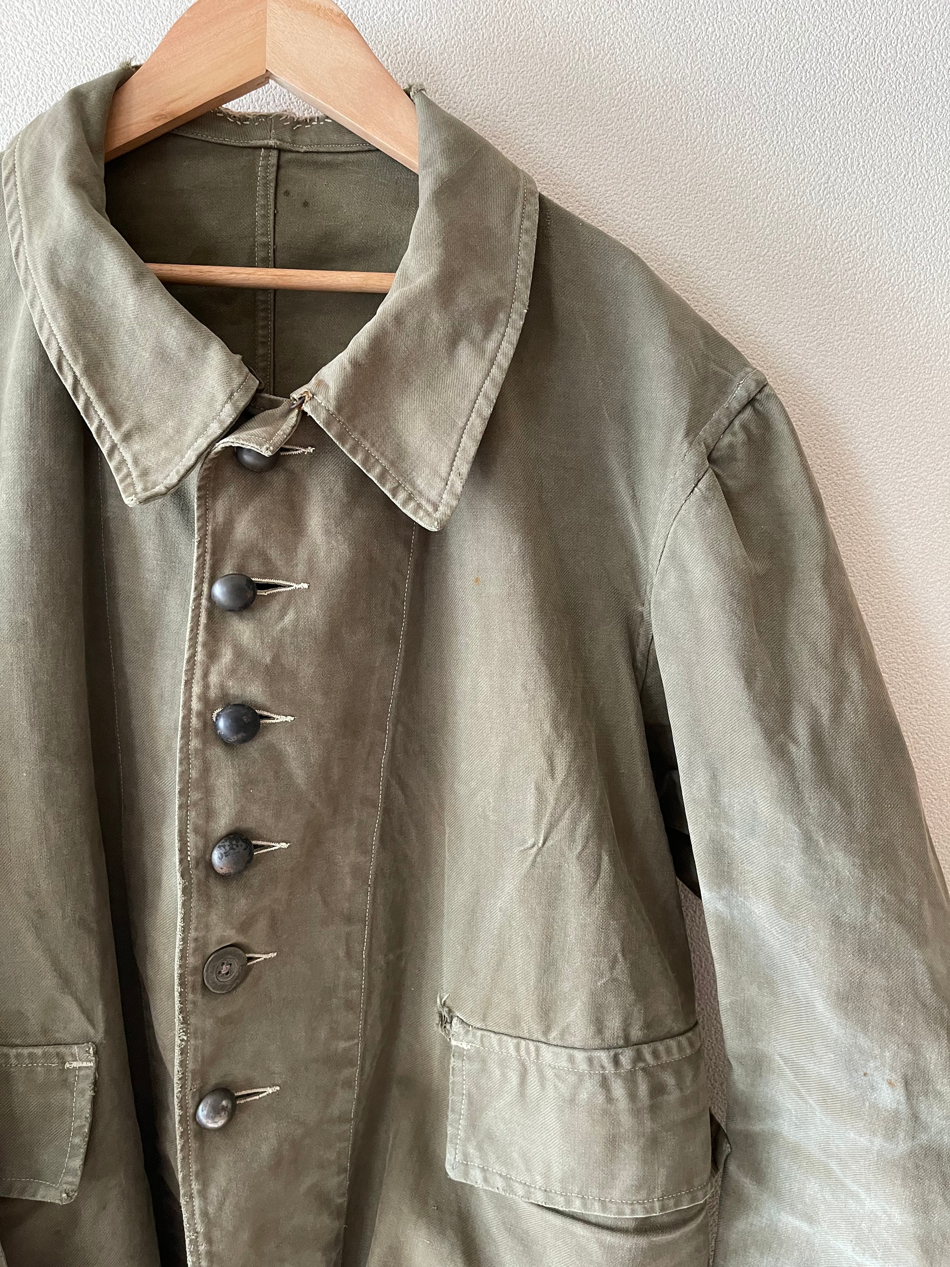 40s French Military M1938 Bourgeron Jacket | Le Coeur 40s French Military M1938 Bourgeron Jacket | Le Coeur