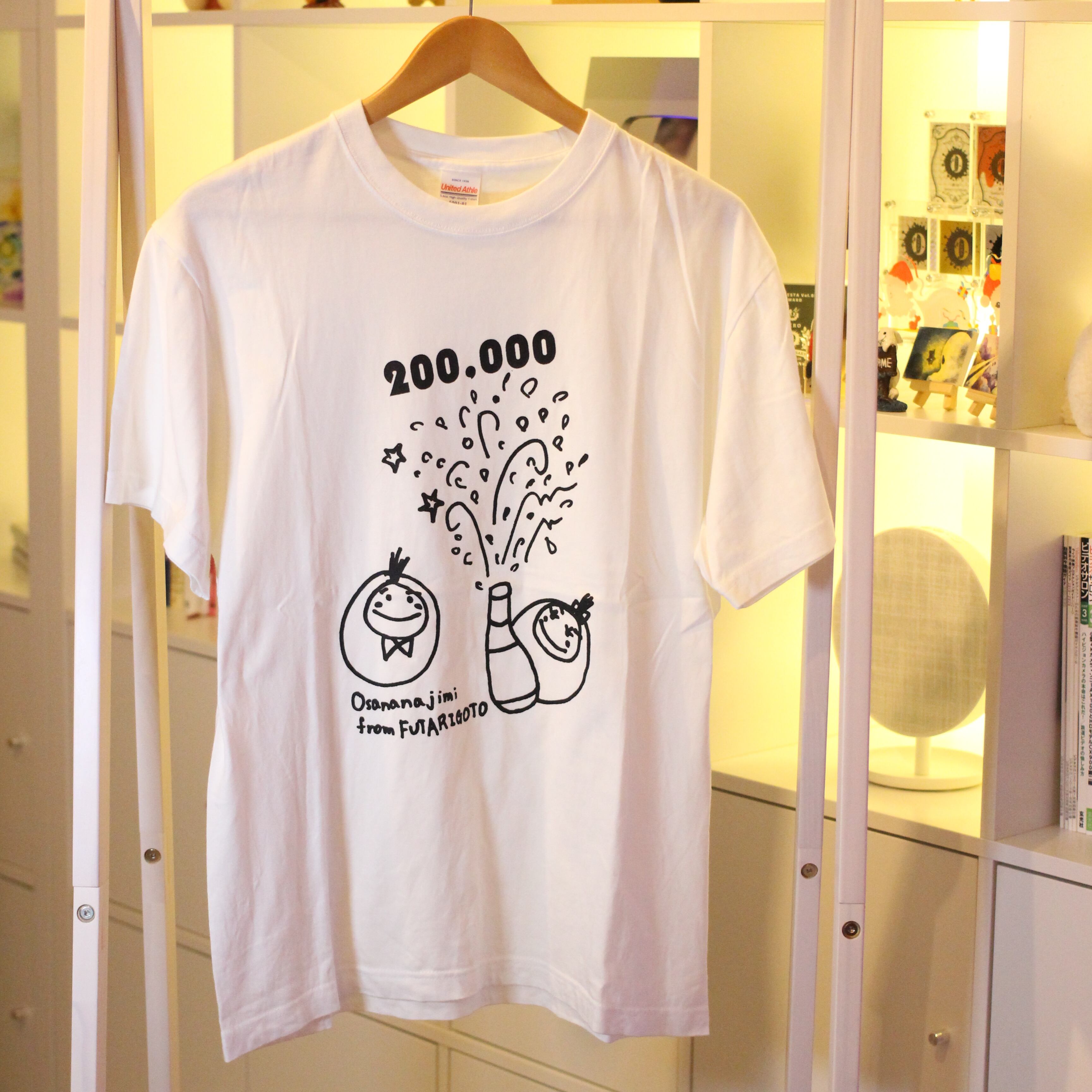 ※二宮着用※20万人記念「フタリゴトからお祝いに来たよ」Tシャツ(L)※発送時期:11月末~12月初旬頃