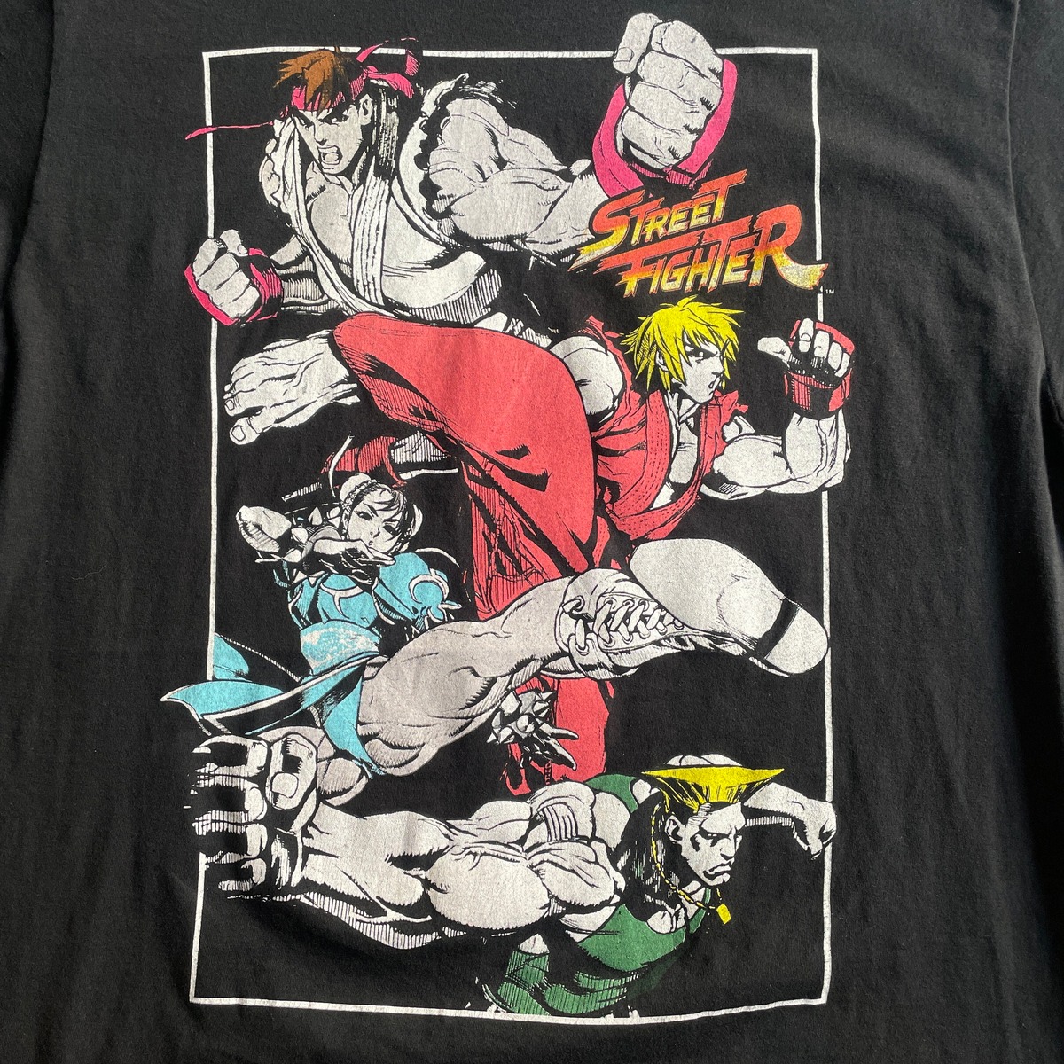 STREET FIGHTER ストリートファイター ゲーム キャラクタープリントT 