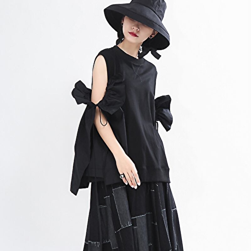 サブカル 服 地雷系 通販 モード服 シャツ トランペットスリーブ オフショル フレアスリーブ キレカジ 海外デザイン カジュアル 大人きれいめ 韓国 20代 30代