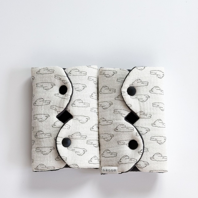 « 再販なし »ふわくもサッキングパッド( moco rabbit ) / 抱っこ紐カバー sucking pad 韓国生地 ハンドメイド handmade