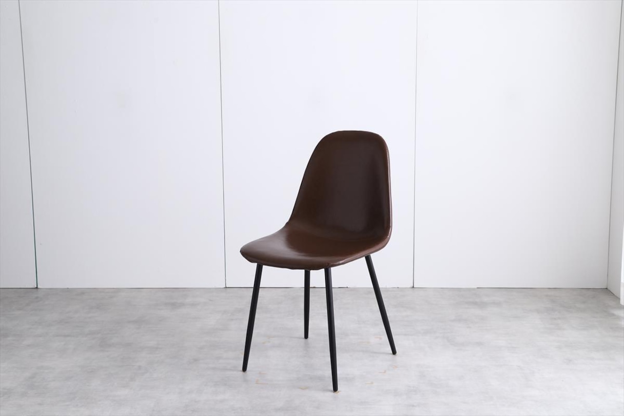 【単品】Jolly 一人掛けダイニングチェア(PVCレザー)