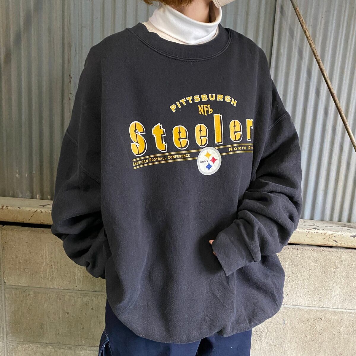 ジャージーズ Jerzees NFL PITTSBURGH STEELERS ピッツバーグスティーラーズ スウェットシャツ トレーナー メンズXL /eaa300644