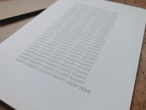 BELGIUM le typographe New year card-No.2