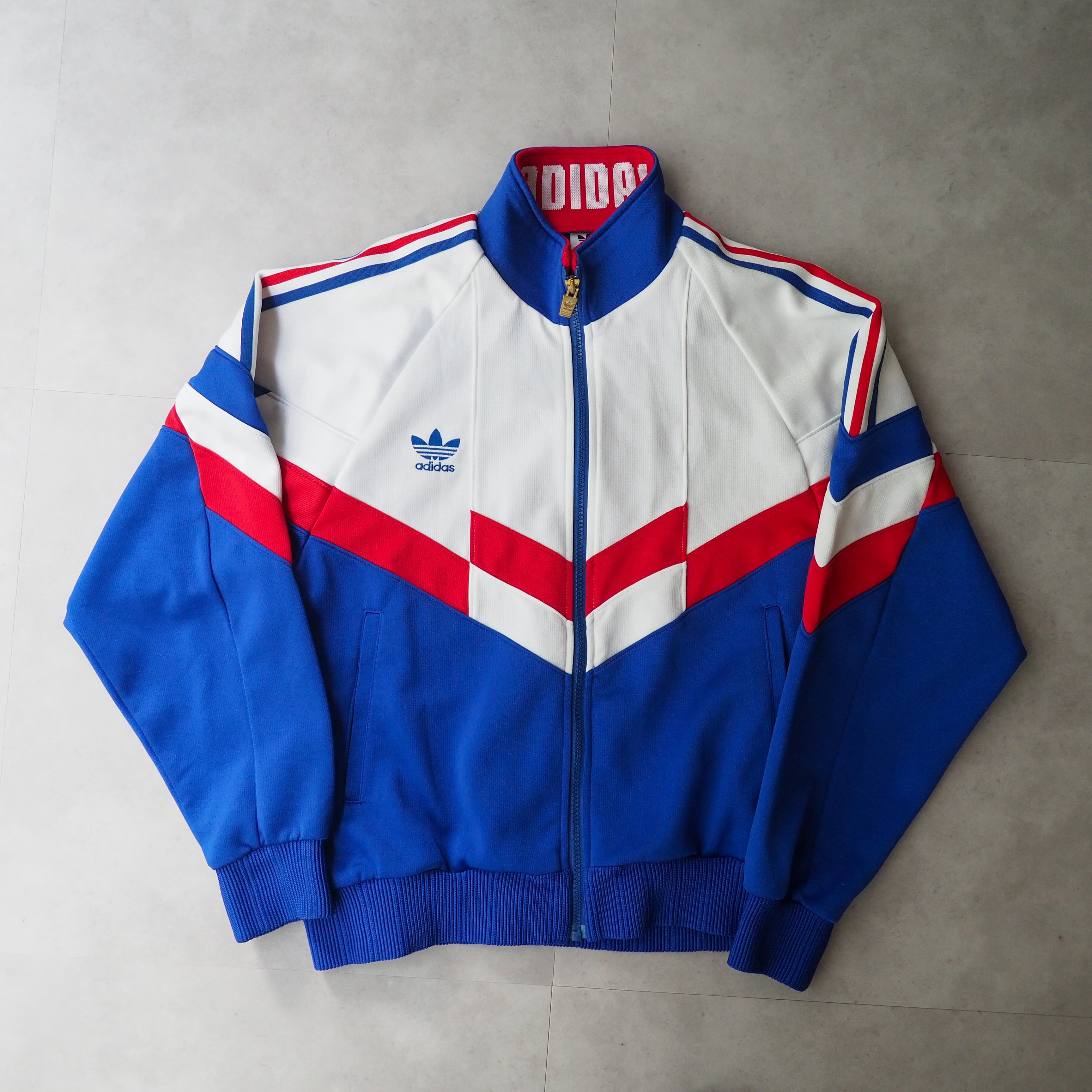 80s-90s “ADIDAS” by DESCENTE track jacket & pants set up 80