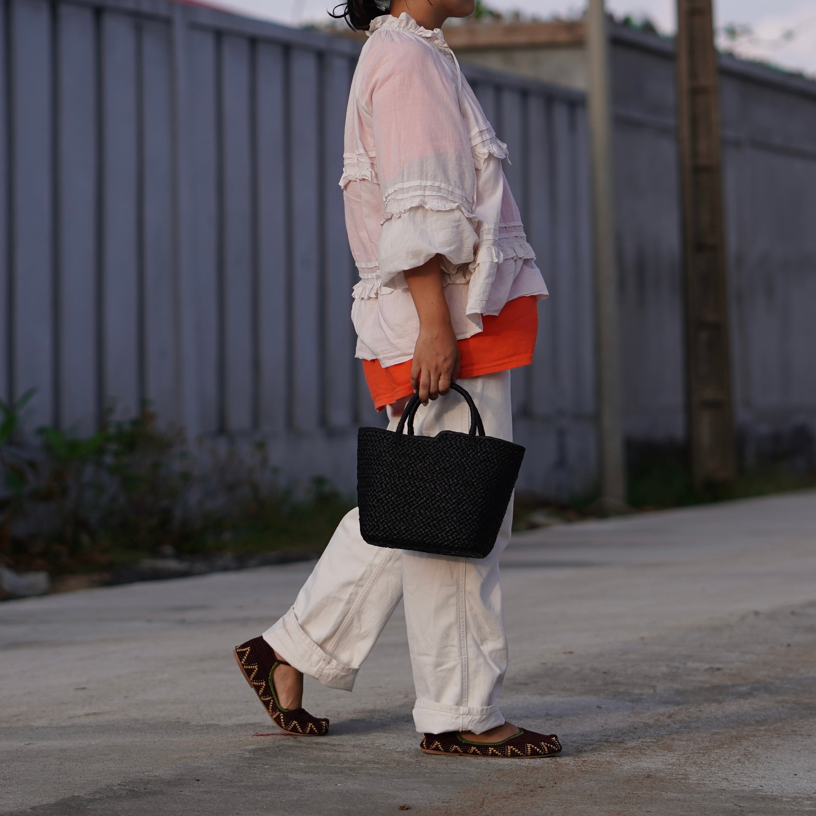 Marche bag (S) - Black | AMPIANA