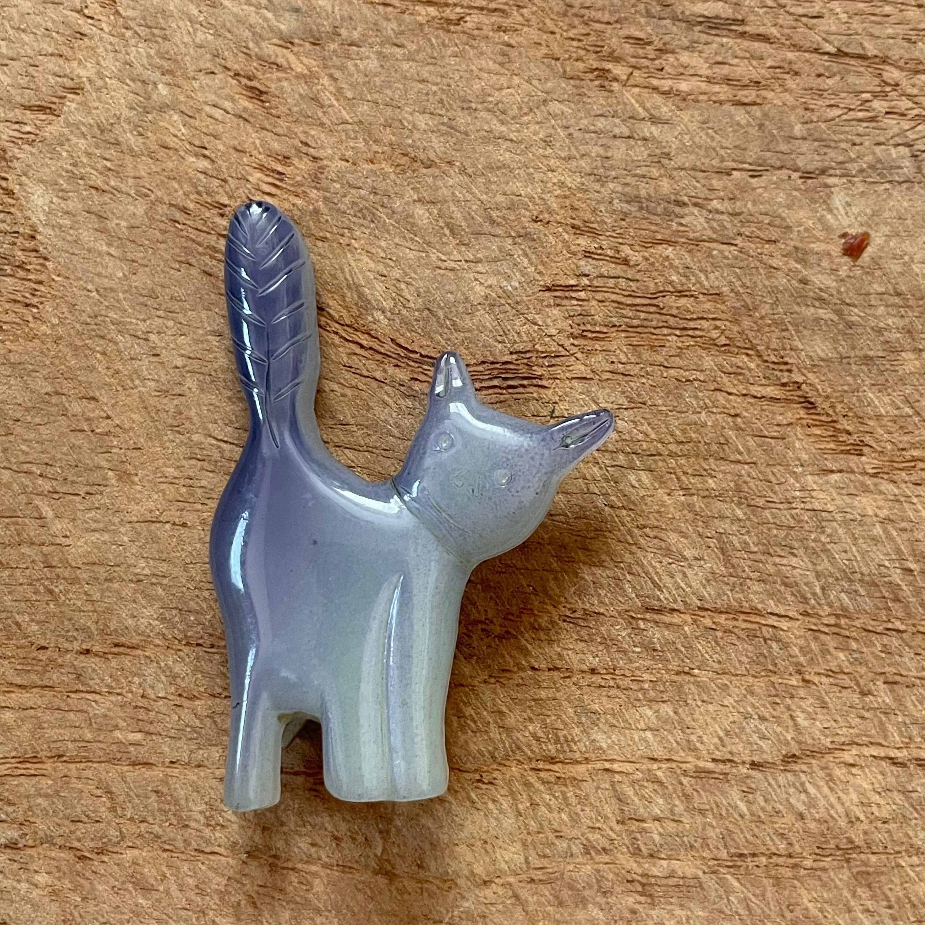 グラデーションキャットブローチ