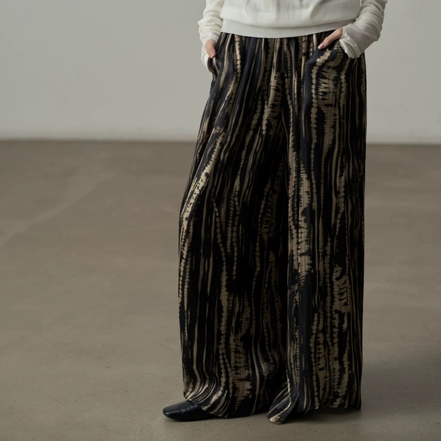 Streak Statement Wide Pants 01453