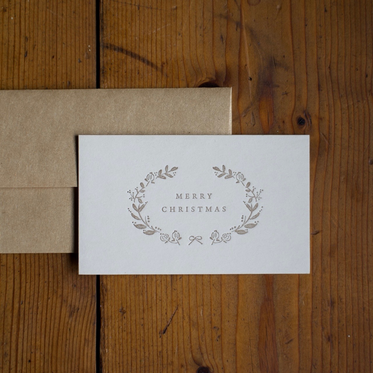 大枝活版室 / X'm mini card&envelope 〈クリスマス カード・ギフトカード・活版・メッセージカード〉