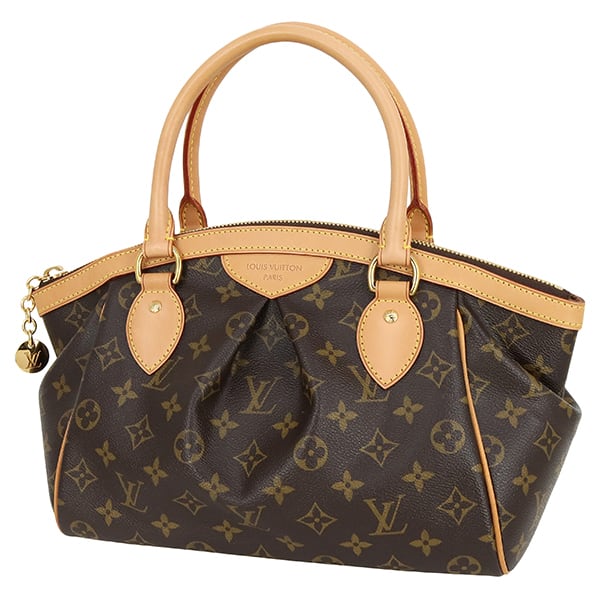 Used LOUIS VUITTON ルイヴィトン ティヴォリ PM M40143 モノグラム ハンドバッグ ヌメ革 USA製 SD2132 中古美品