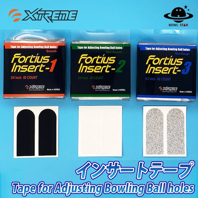 Xtremeインサートテープ(カット40枚入り・全4色)Tape for Adjusting Bowling Ball holes