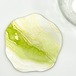 コースター [ ゆる ]  -  White pearl,Yellow green