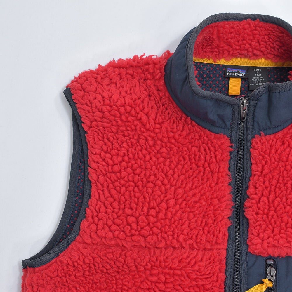 00s FA02 USA製 patagonia パタゴニア レトロX R4フリースベスト 65561