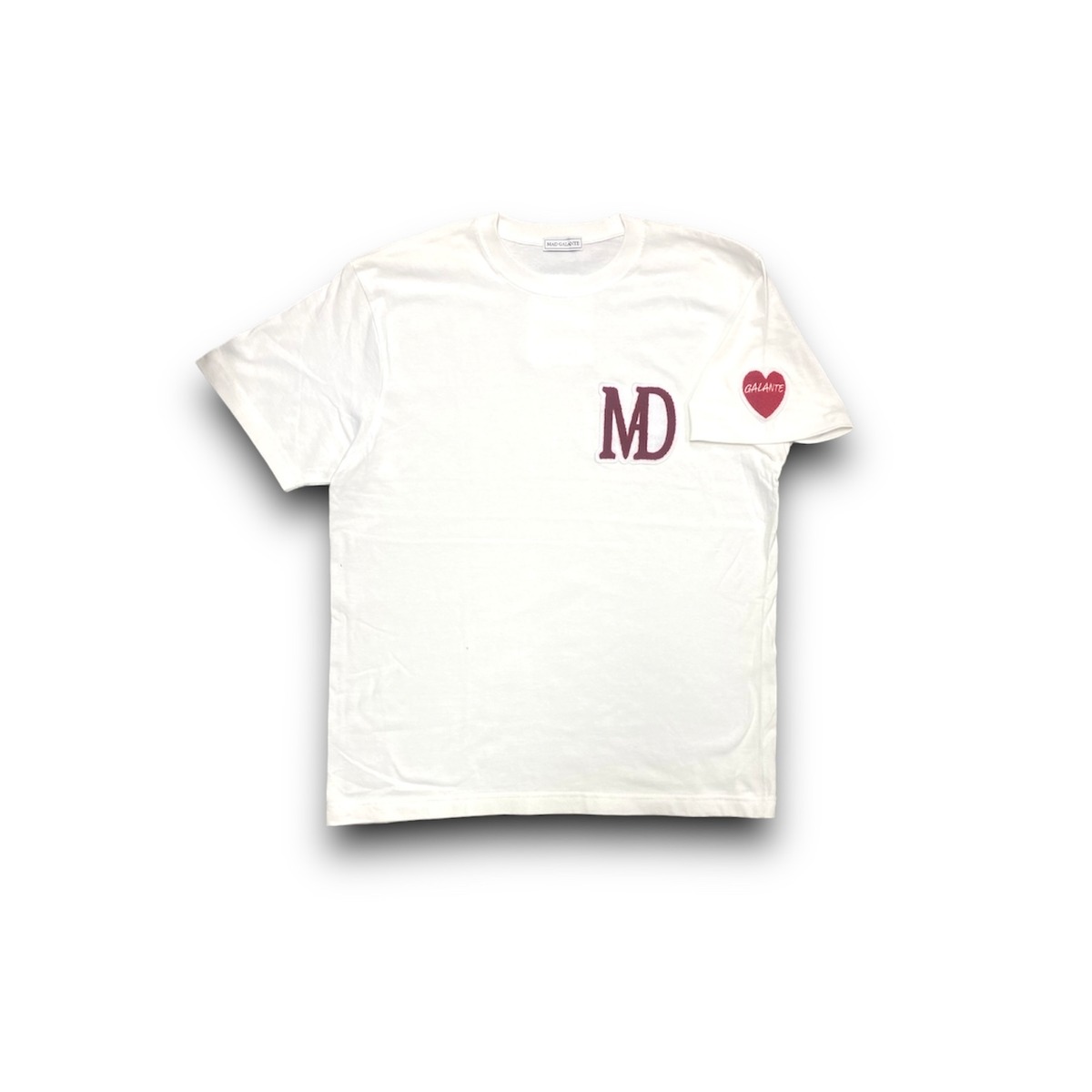 ホワイト Tシャツ MADワッペン | MAD GALANTE