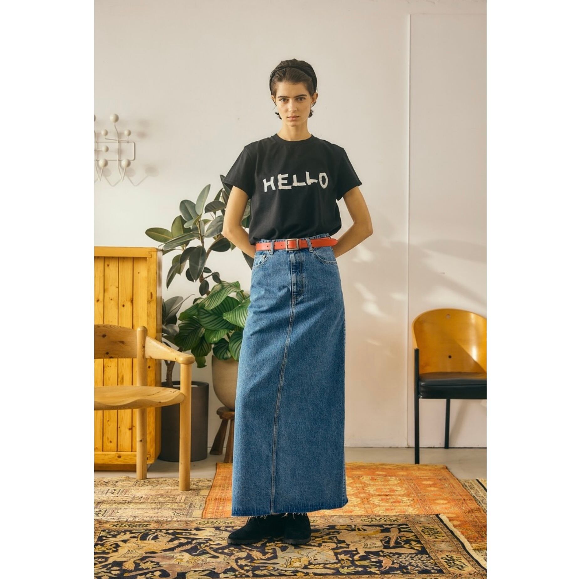 Oblada TAPE PRINT TEE | 1F Store