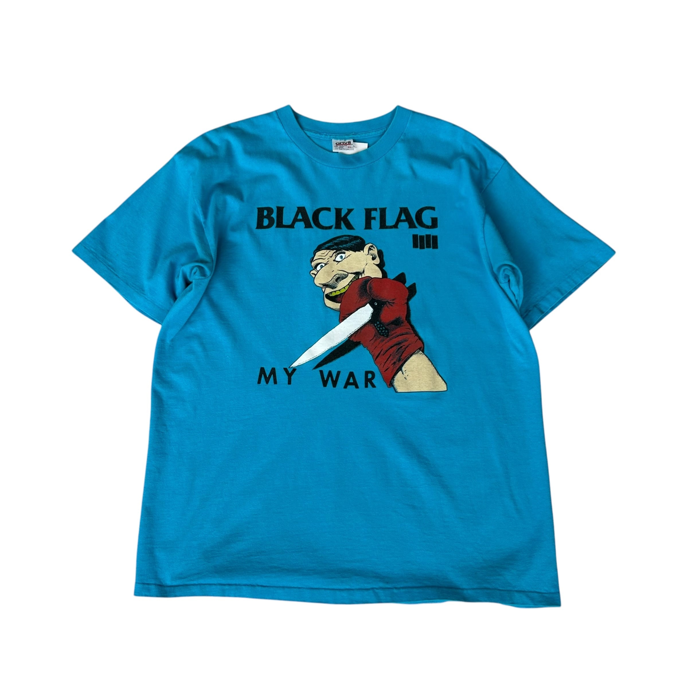 Special‼︎ 90s BLACK FLAG "MY WAR"designed By Raymond pettibon T-shirt