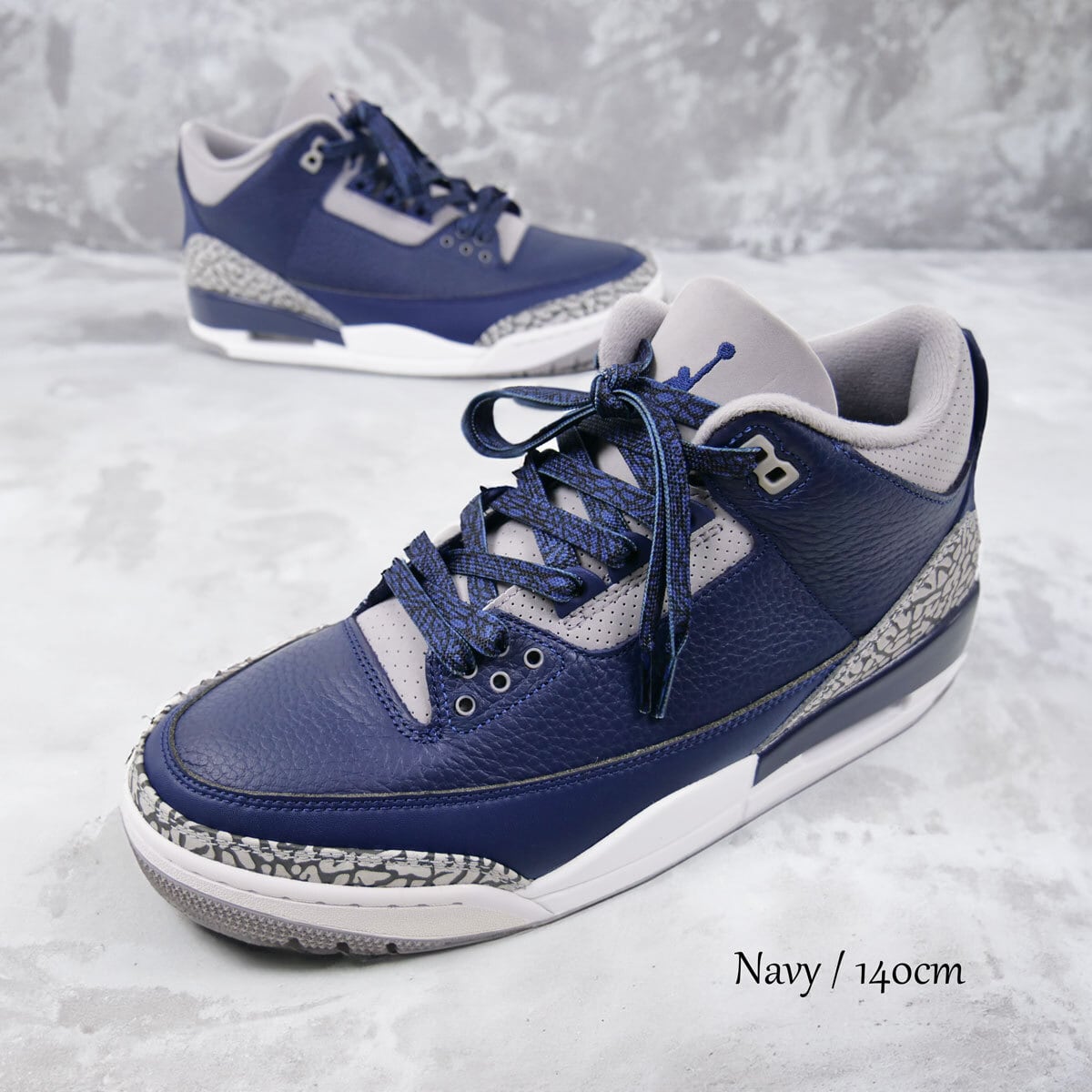 シューレース セメント柄 cement エレファント柄 SHOELACE 靴ひも くつ