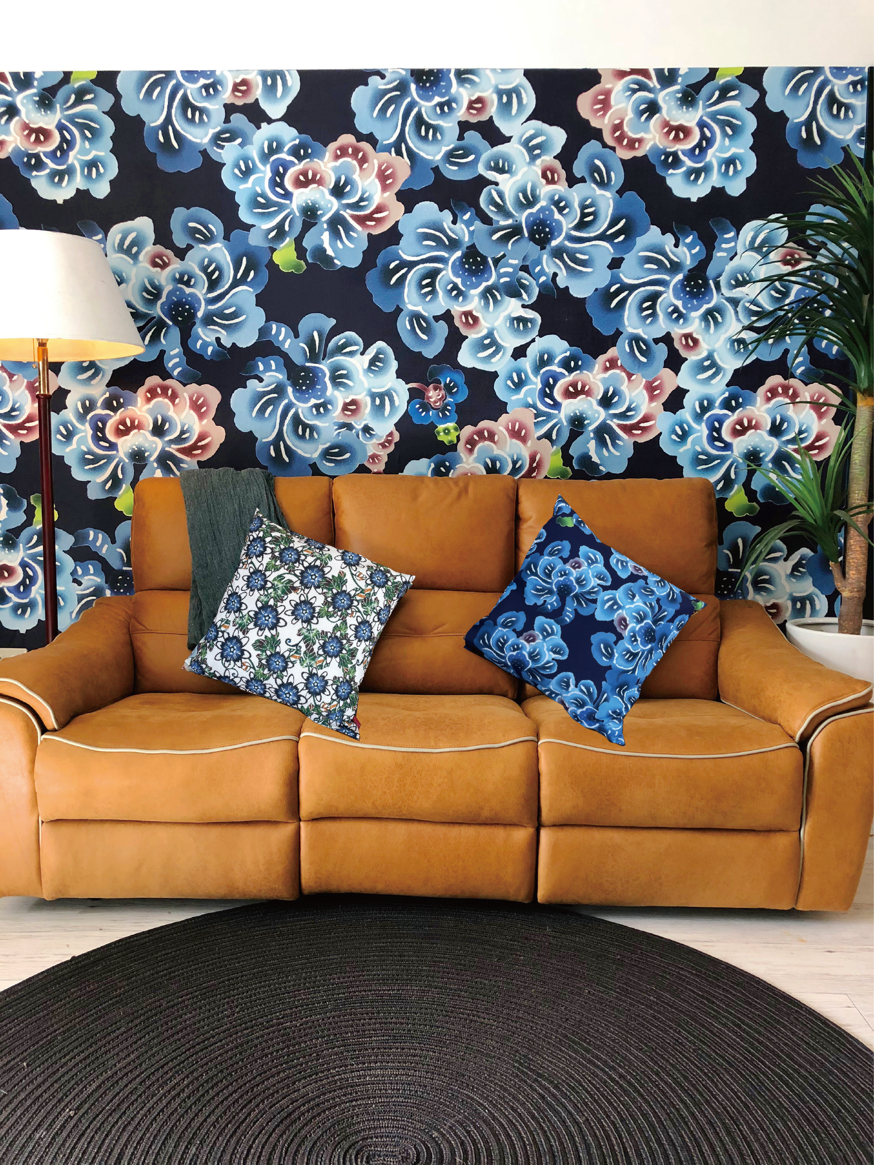 クッションカバー / 小花