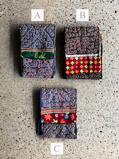 H'mong tribe／Vintage fabric pouch