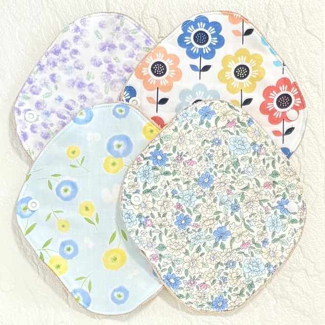 使い方2通り✩2way 布ナプキン 布ライナー パイル オーガニック 防水タイプ 446