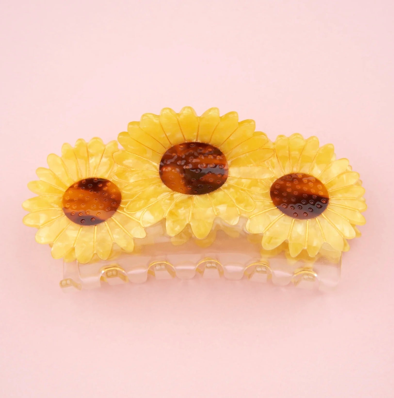 【Coucou Suzette Happy BDAY(10thanniversary) -Trio Sunflows hair claw-】