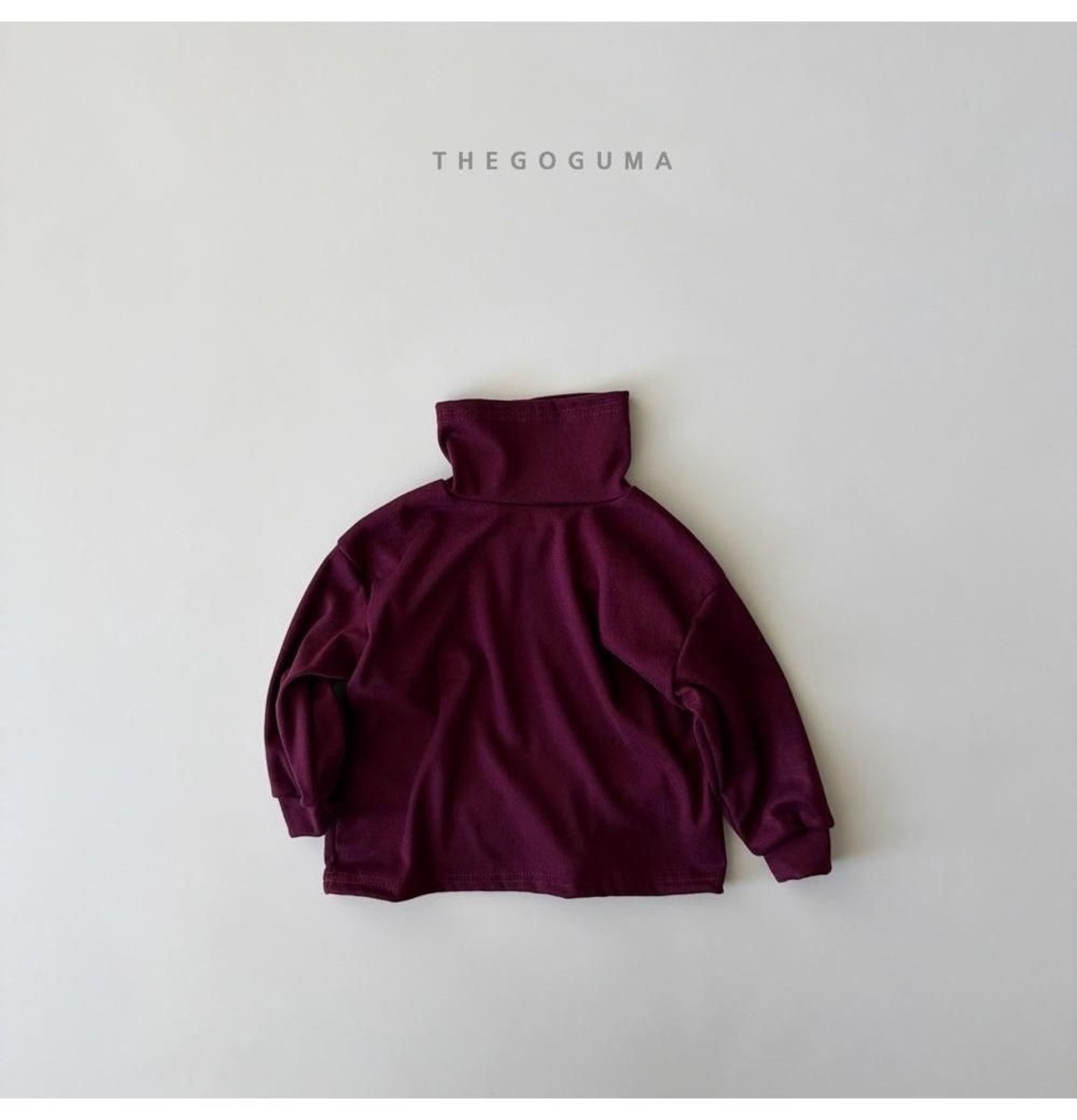 ザゴグマ / THE GOGUMA / 無地ストレッチハイネックT / 韓国子供服 / ジュニア / 26winter〖取寄〗*JS~JL*