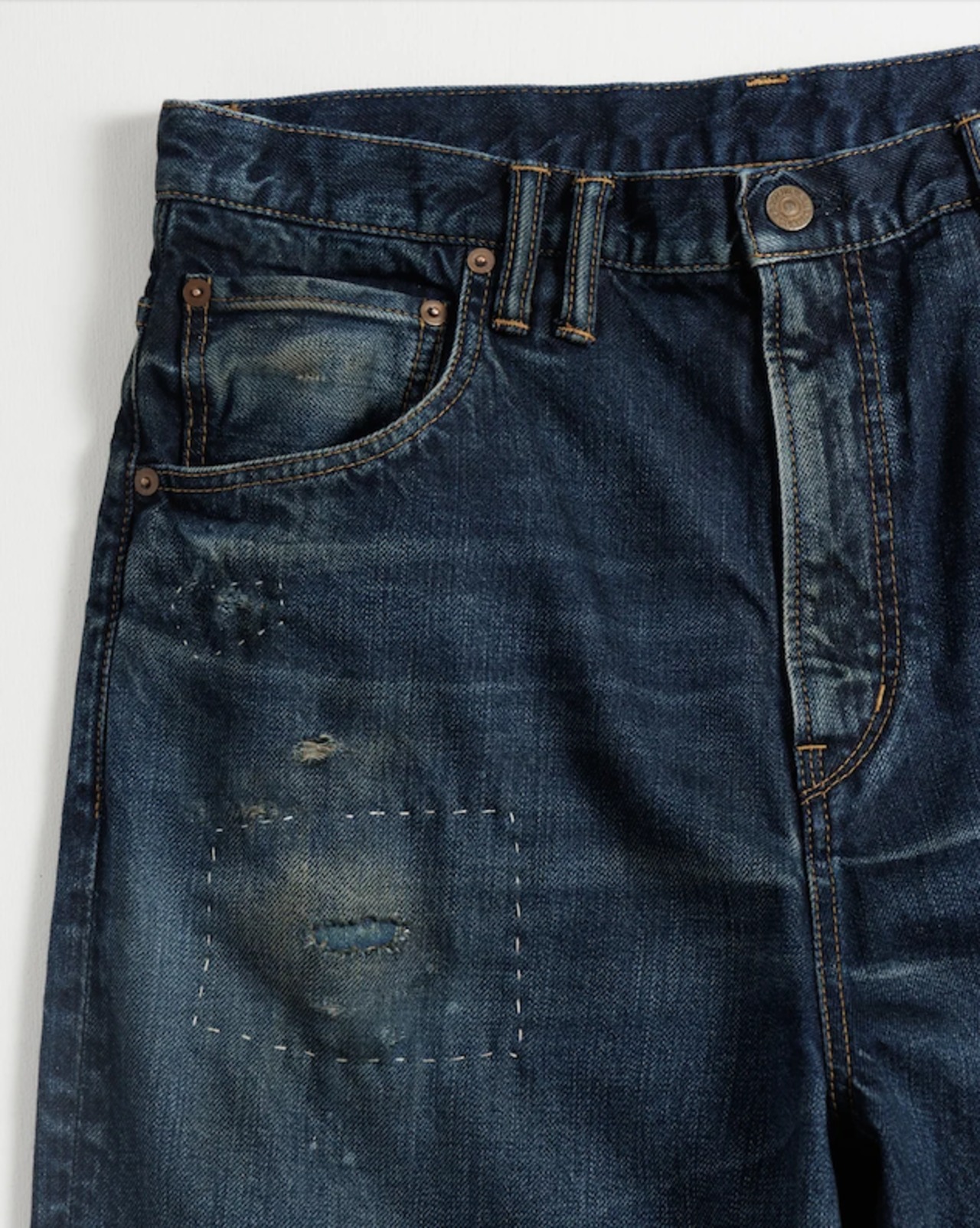 【ANACHRONORM】REMAKED WIDE 5P DENIM PANTS
