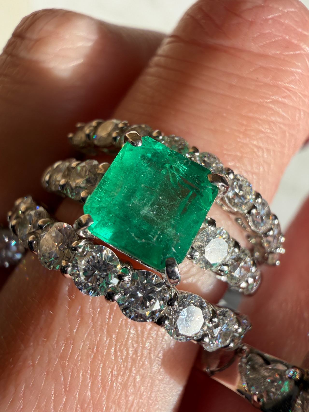 エメラルド(2.422ct)リング/PT900