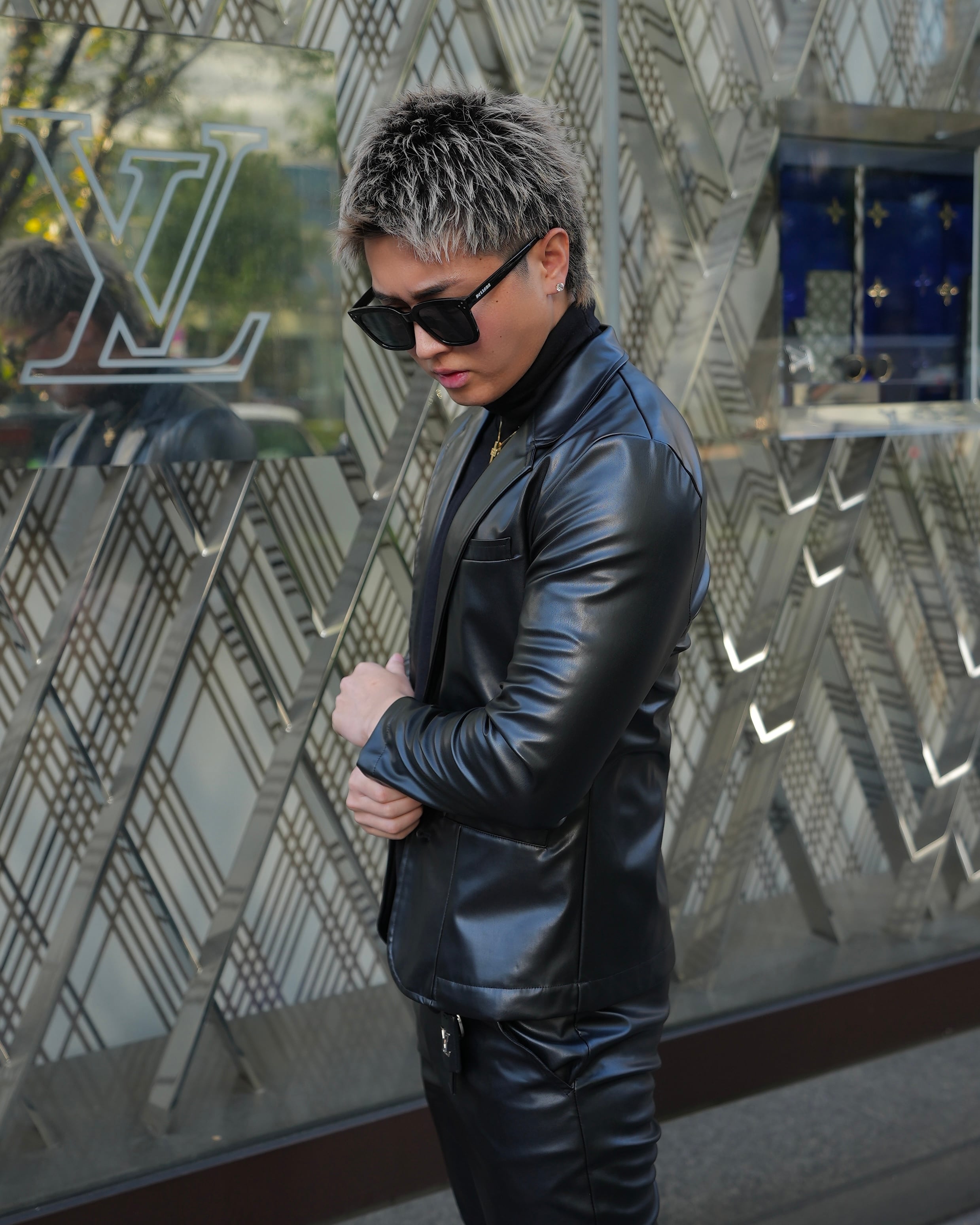 LUXURY LEATHER JACKET【BEL24-019】 | BELINDA OFFICIAL