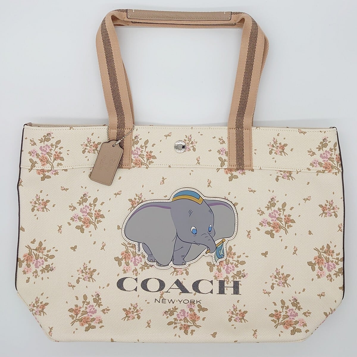 COACH コーチ ショルダーバッグ ダンボ チョークホワイト ディズニーコラボ