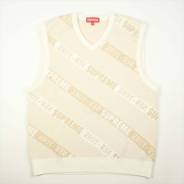 supreme stripe sweater vest