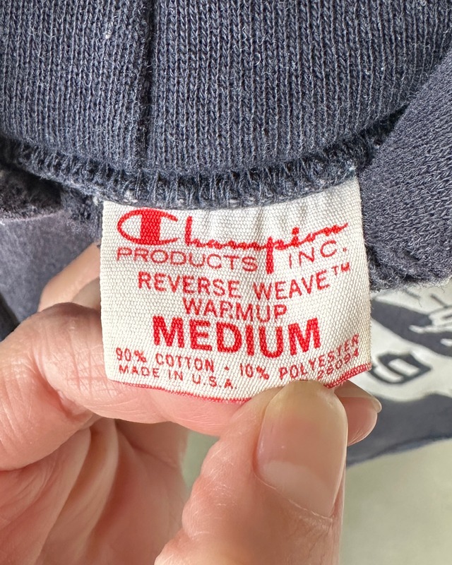 -Champion- Vintage 70s M Reverse Weave Hoodie made in USA