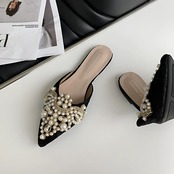 Bijou Pointed Toe Mule F0297