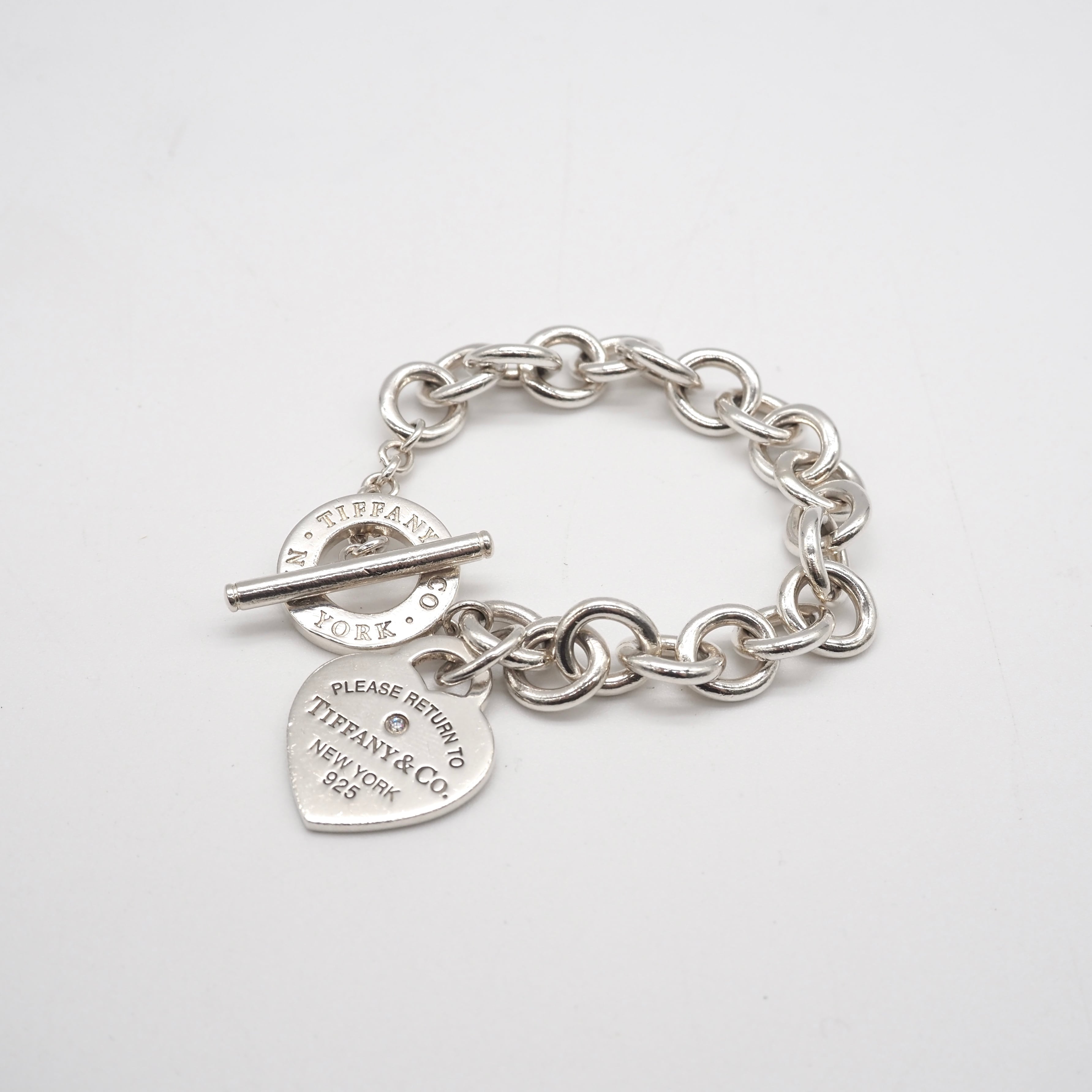 Tiffany &Co. リターントゥハートダイヤトグルブレスレット シルバー