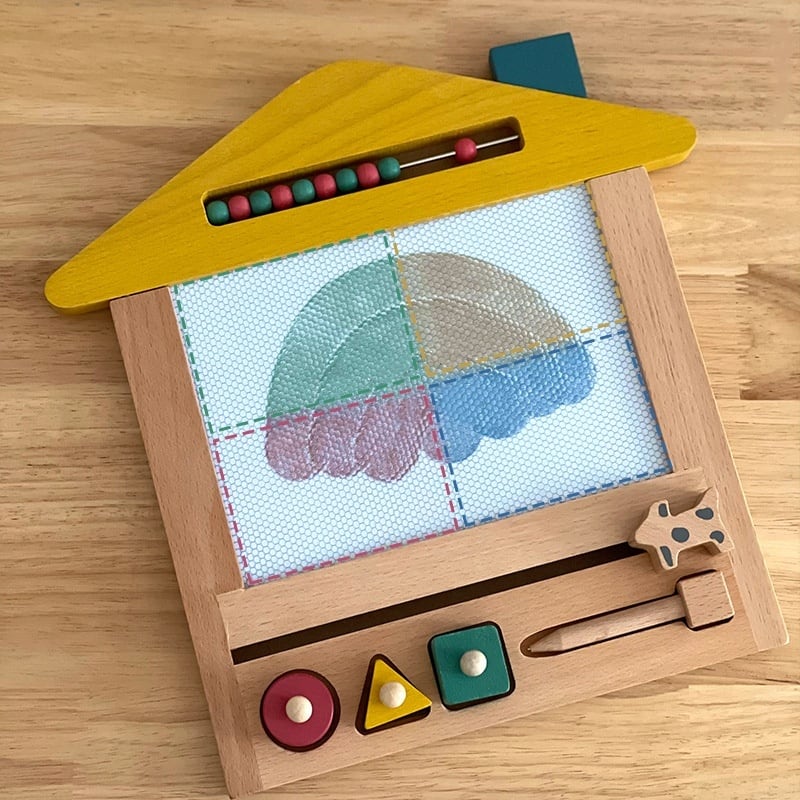 やさしい木のぬくもり お絵かきマグネットボード | LittleBean丨海外