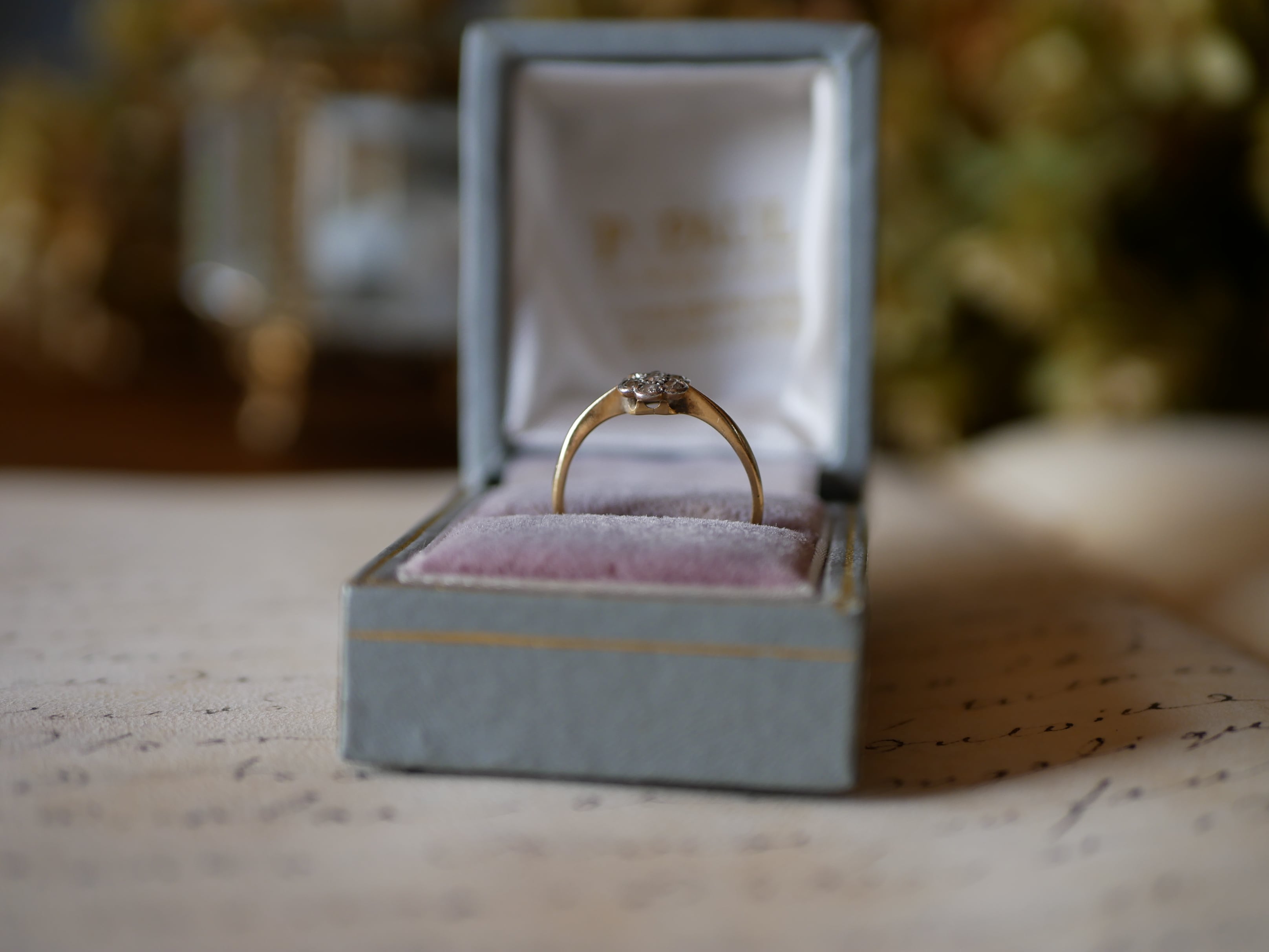 英国 イギリスアンティーク 18ct 18金 ジプシーリング 英国 イギリスアンティーク 18ct 18金 ジプシーリング