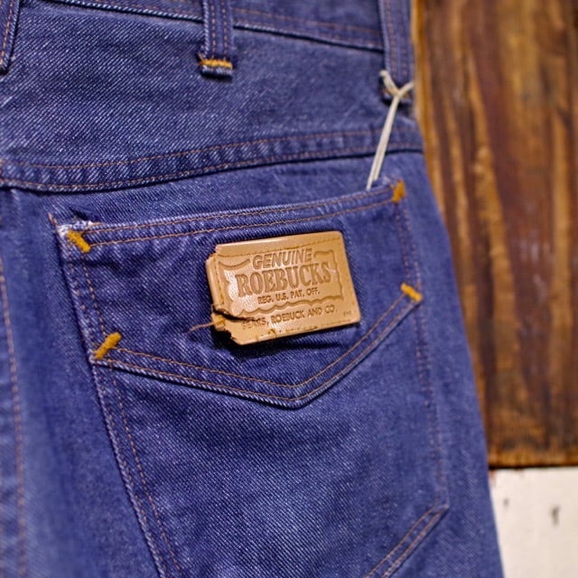 1960s Sears Roebucks Vat Dyed Denim Pants / 60年代 シアーズ ロー