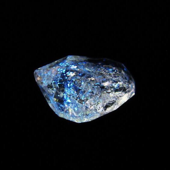 オイルインクォーツ 原石 石油入り 水晶 原石 一点物 171-3858